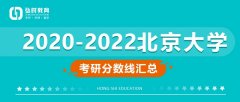 北大考研|2020-2022北京大学考研分数线汇总